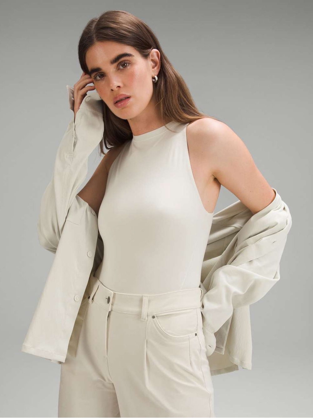 Lululemon Nulu High Neck Sleeveless Bodysuit